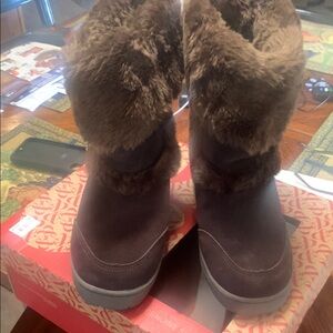 Brown Fur-Lined Boots